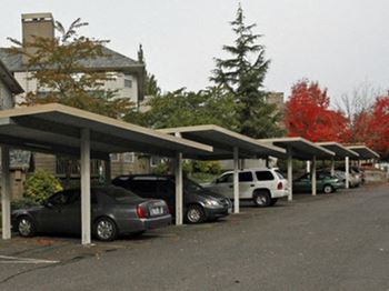 Covered carport parking included